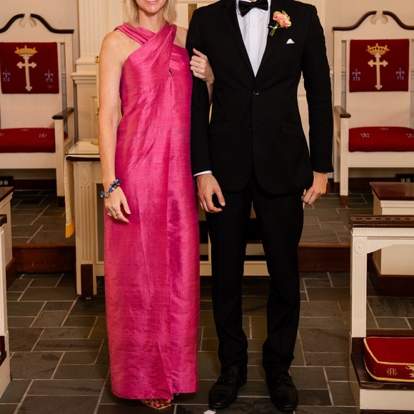 Julia Amory Camille dress in French Rose - Picture 8 of 8